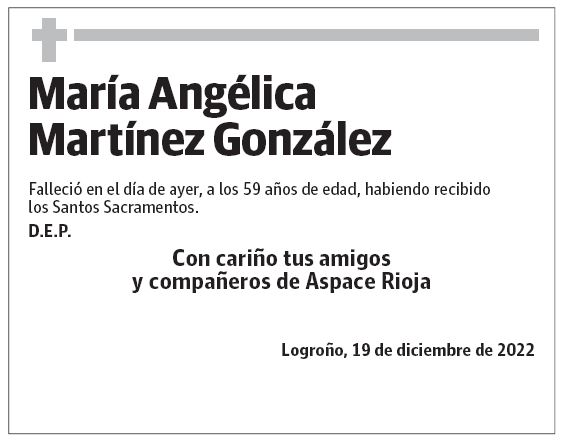 María Angélica Martínez González