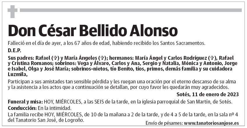 Don César Bellido Alonso