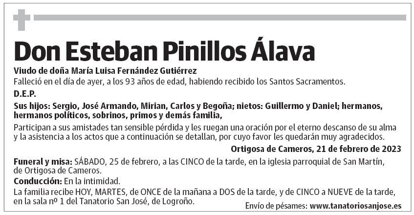 Don Esteban Pinillos Álava