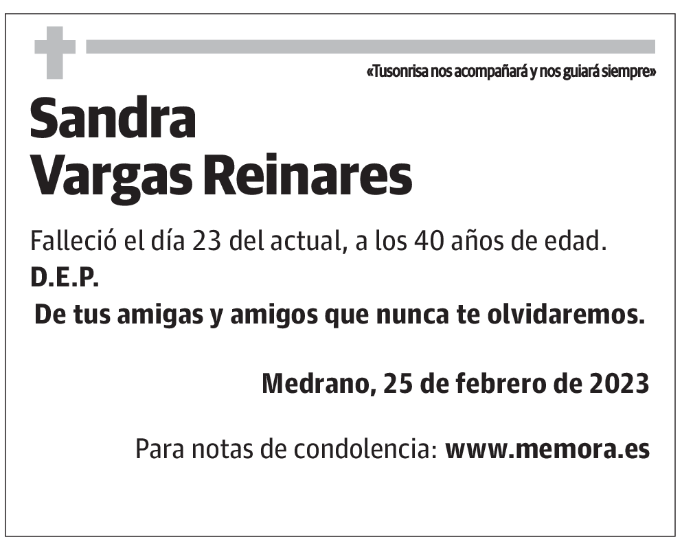 Sandra Vargas Reinares