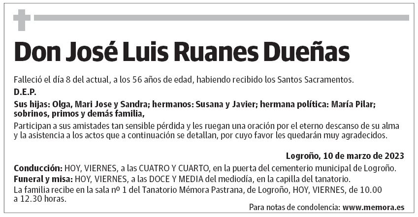 Don José Luis Ruanes Dueñas