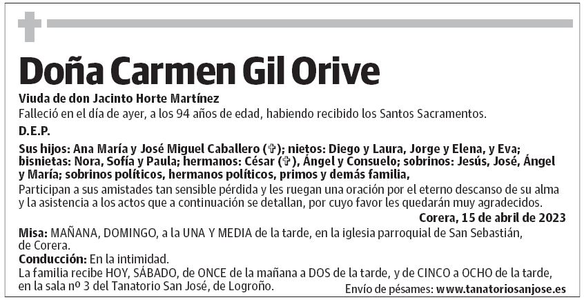 Doña Carmen Gil Orive