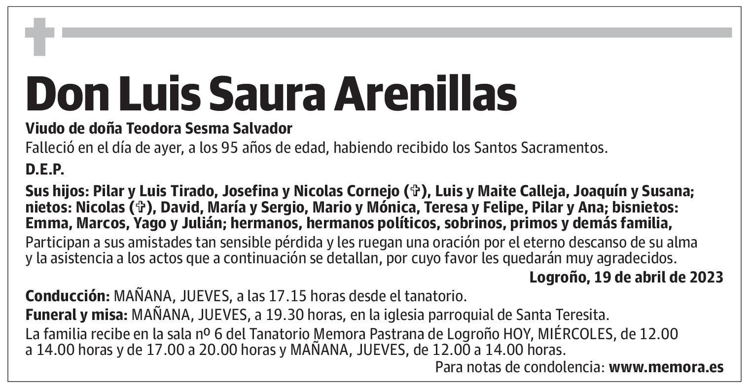 Don Luis Saura Arenillas