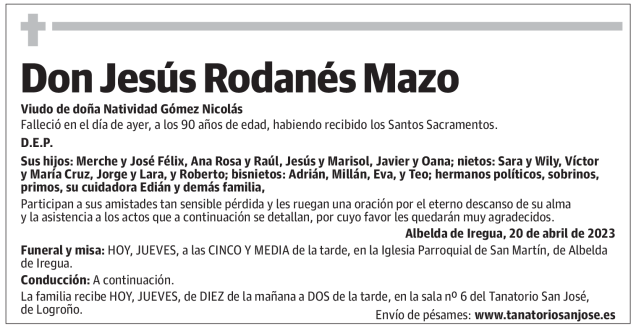 Don Jesús Rodanés Mazo
