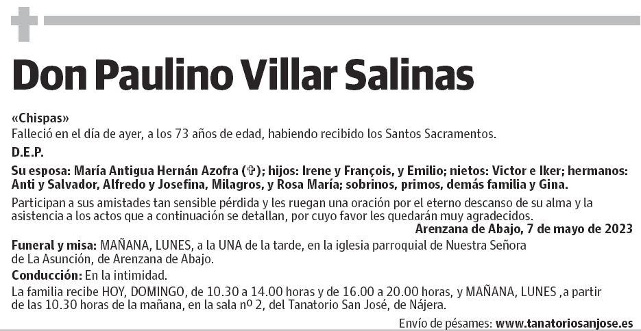 Don Paulino Villar Salinas