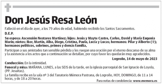 Don Jesús Resa León