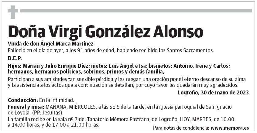 Doña Virgi González Alonso