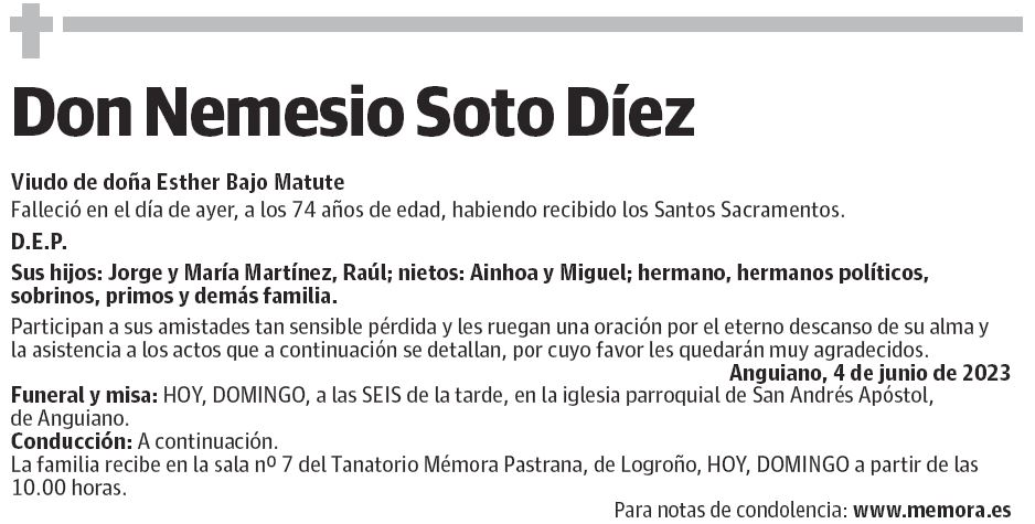 Don Nemesio Soto Díez