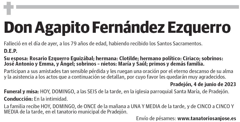 Don Agapito Fernández Ezquerro