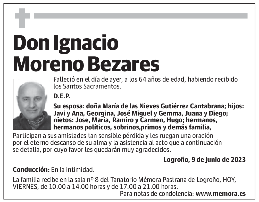 Don Ignacio Moreno Bezares