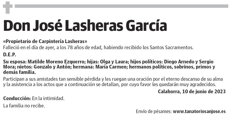 Don José Lasheras García