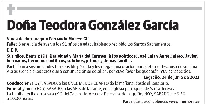 Doña Teodora González García