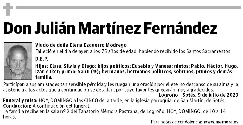 Don Julián Martínez Fernández