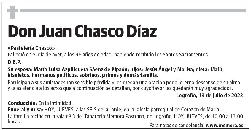 Don Juan Chasco Díaz