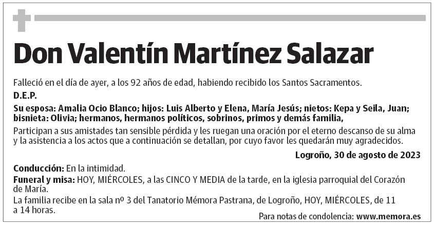 Don Valentín Martínez Salazar