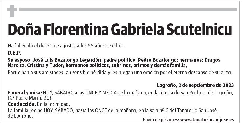 Doña Florentina Gabriela Scutelnicu