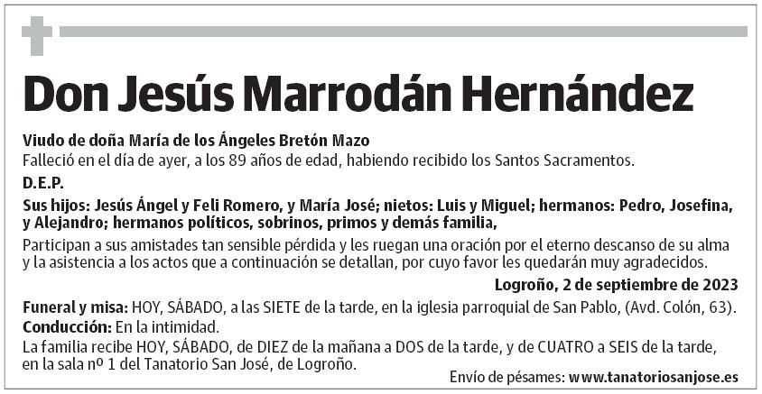Don Jesús Marrodán Hernández