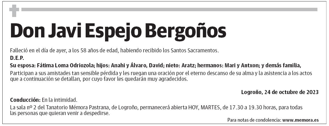 Don Javi Espejo Bergoños