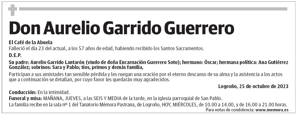 Don Aurelio Garrido Guerrero