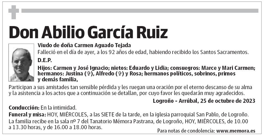 Don Abilio García Ruiz
