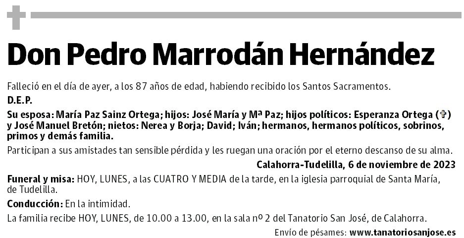 Don Pedro Marrodán Hernández