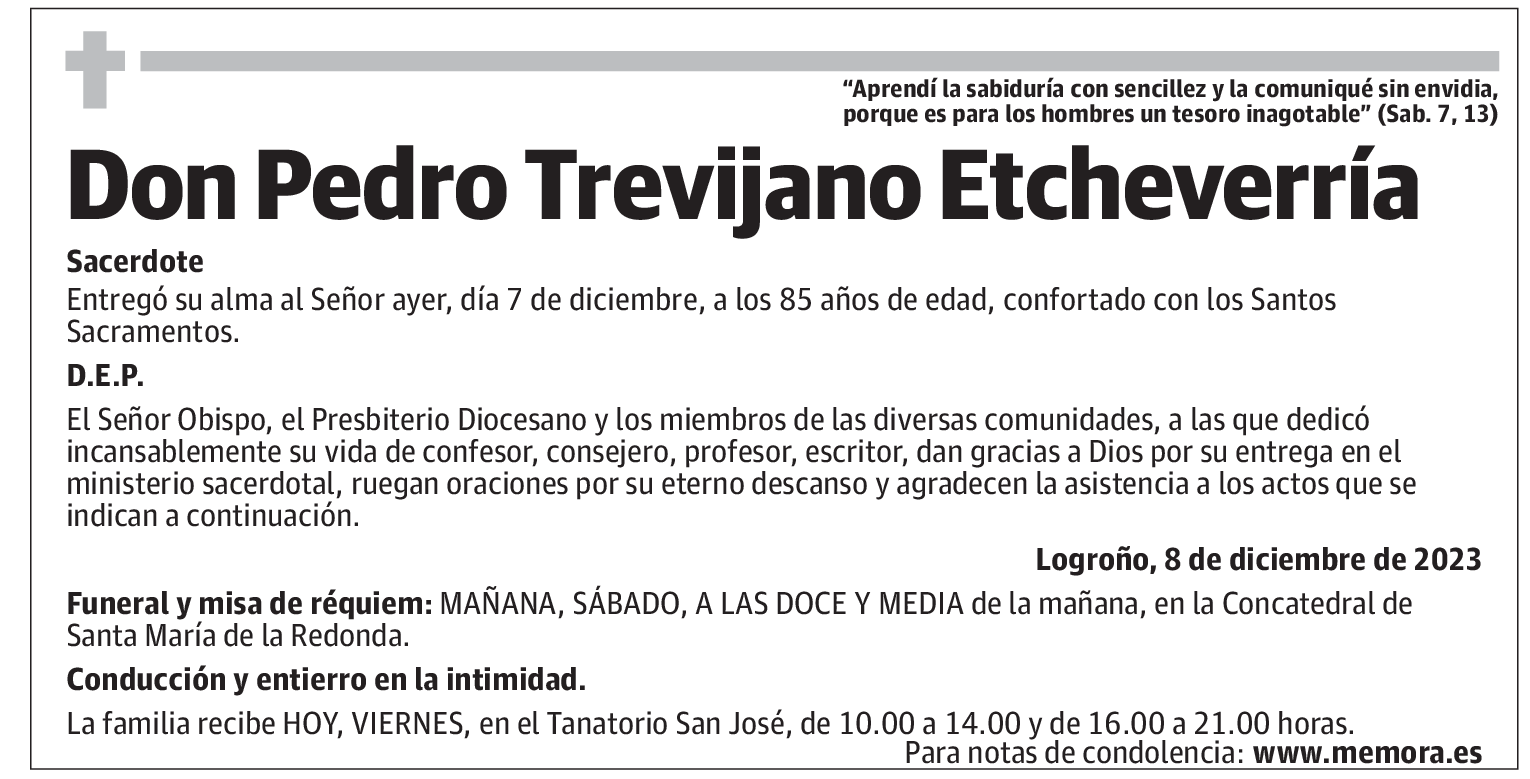 Don Pedro Trevijano Etcheverría