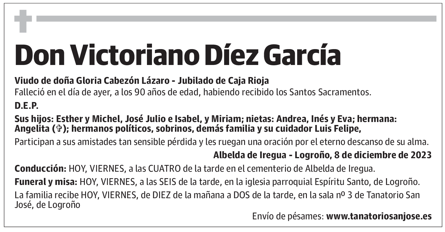 Don Victoriano Díez García