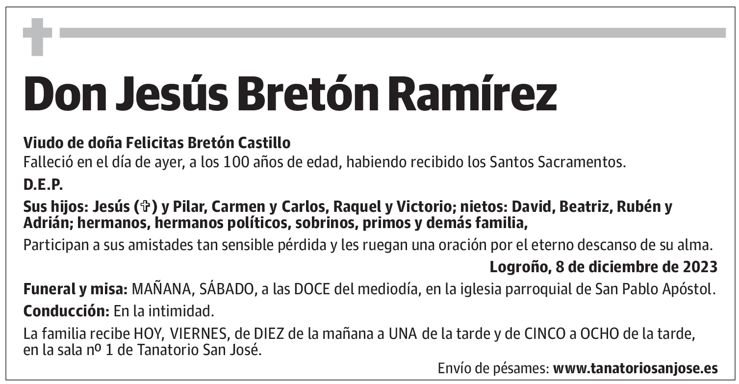 Don Jesús Bretón Ramírez