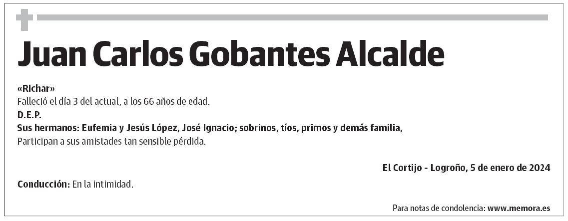 Juan Carlos Gobantes Alcalde