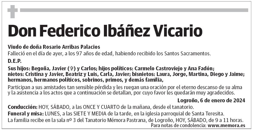 Don Federico Ibáñez Vicario