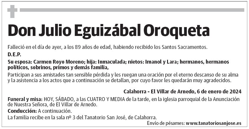 Don Julio Eguizábal Oroqueta