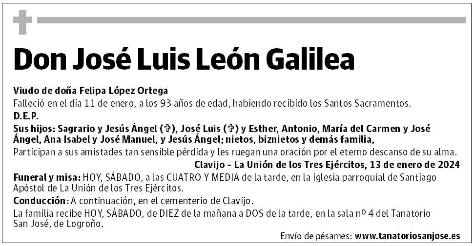 Don José Luis León Galilea