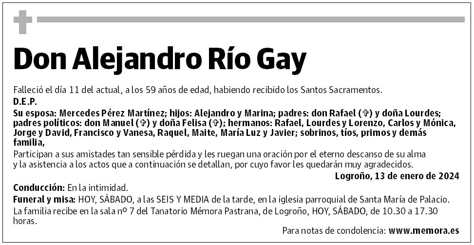 Don Alejandro Río Gay