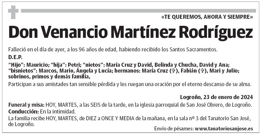 Don Venancio Martínez Rodríguez