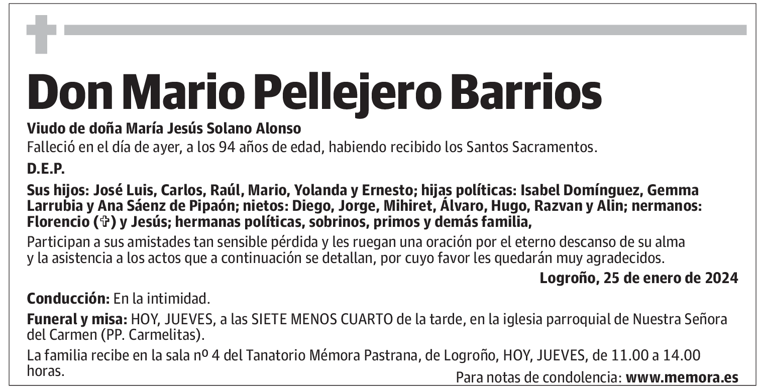 Don Mario Pellejero Barrios