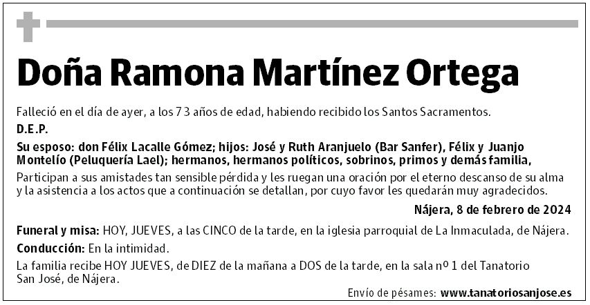 Doña Ramona Martínez Ortega