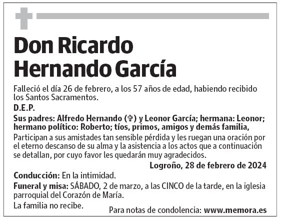 Don Ricardo Hernando García