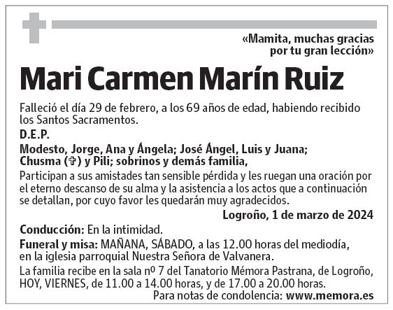 Mari Carmen Marín Ruiz