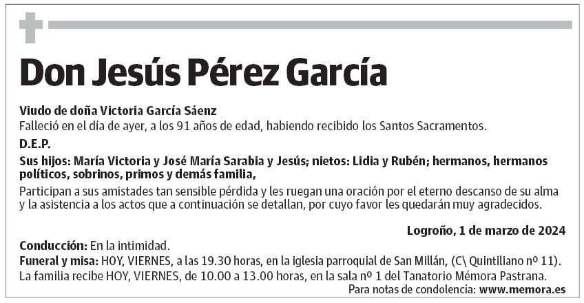 Don Jesús Pérez García