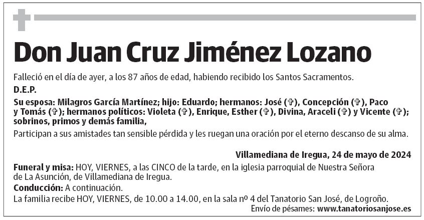 Don Juan Cruz Jiménez Lozano