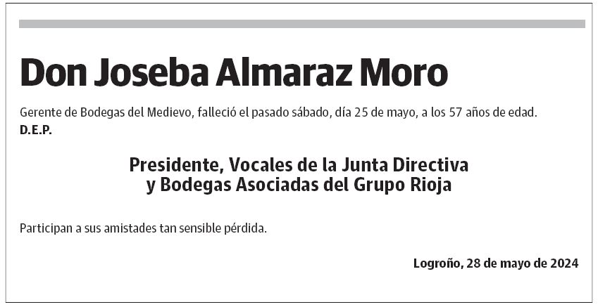 Don Joseba Almaraz Moro