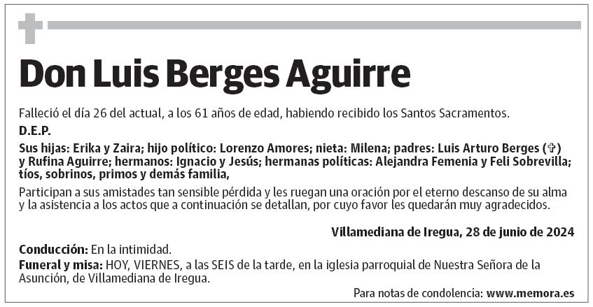 Don Luis Berges Aguirre