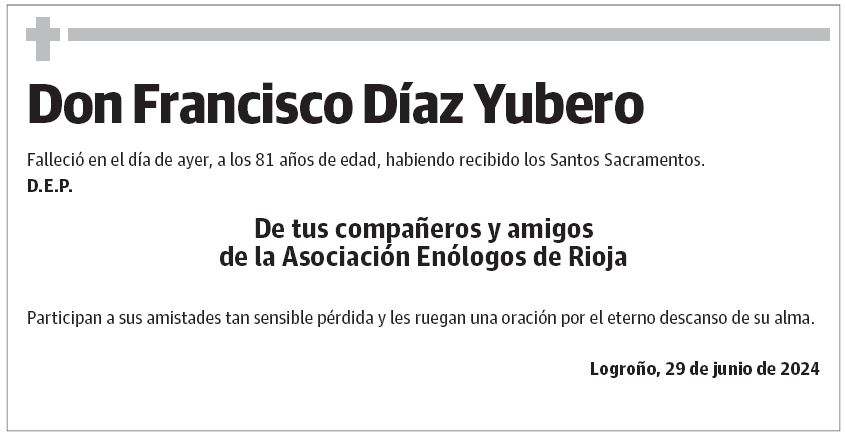 Don Francisco Díaz Yubero