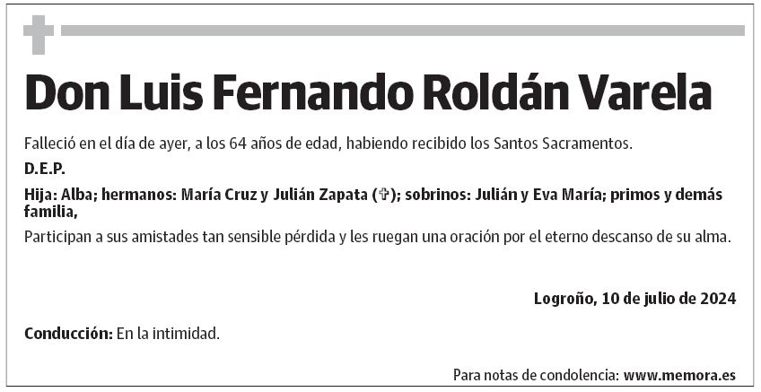 Don Luis Fernando Roldán Varela