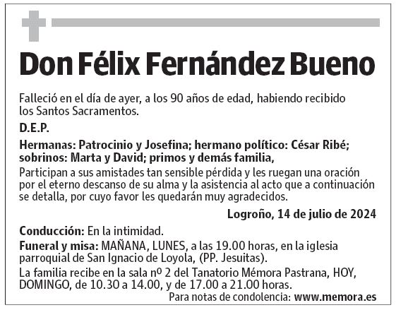 Don Félix Fernández Bueno