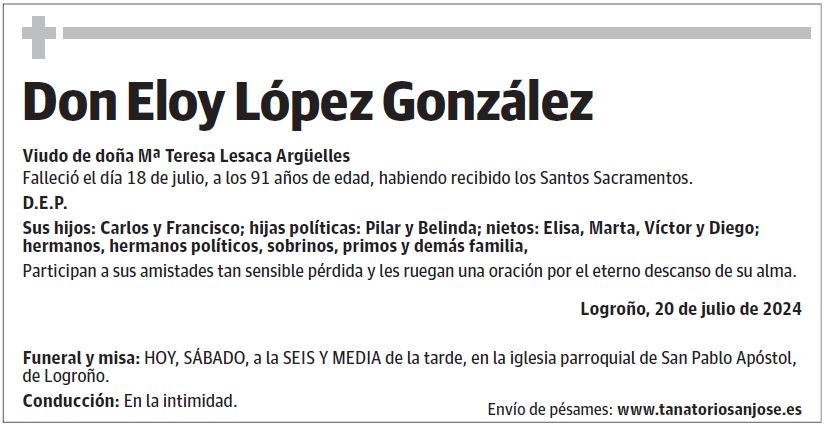 Don Eloy López González