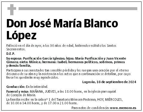 Don José María Blanco López