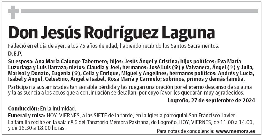 Don Jesús Rodríguez Laguna