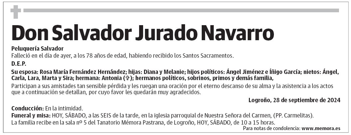 Don Salvador Jurado Navarro