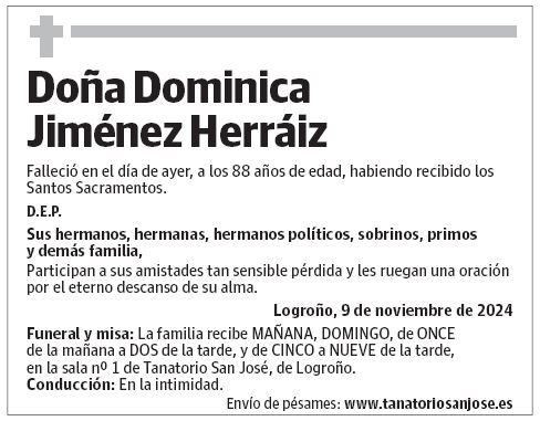 Doña Dominica Jiménez Herráiz